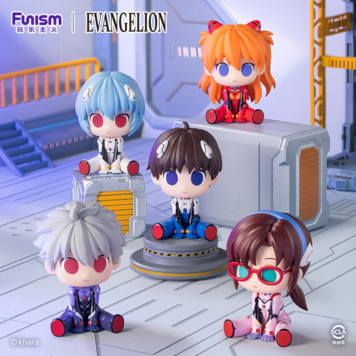 Evangelion Anime Merchandise - 재고 있음 공식 펀이즘 EVA 귀여운