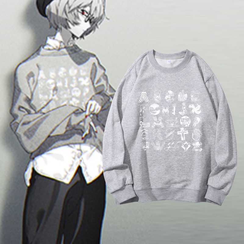 Evangelion Anime Merchandise - 신세기 에반게리온 아스카 레이 긴팔 크루넥