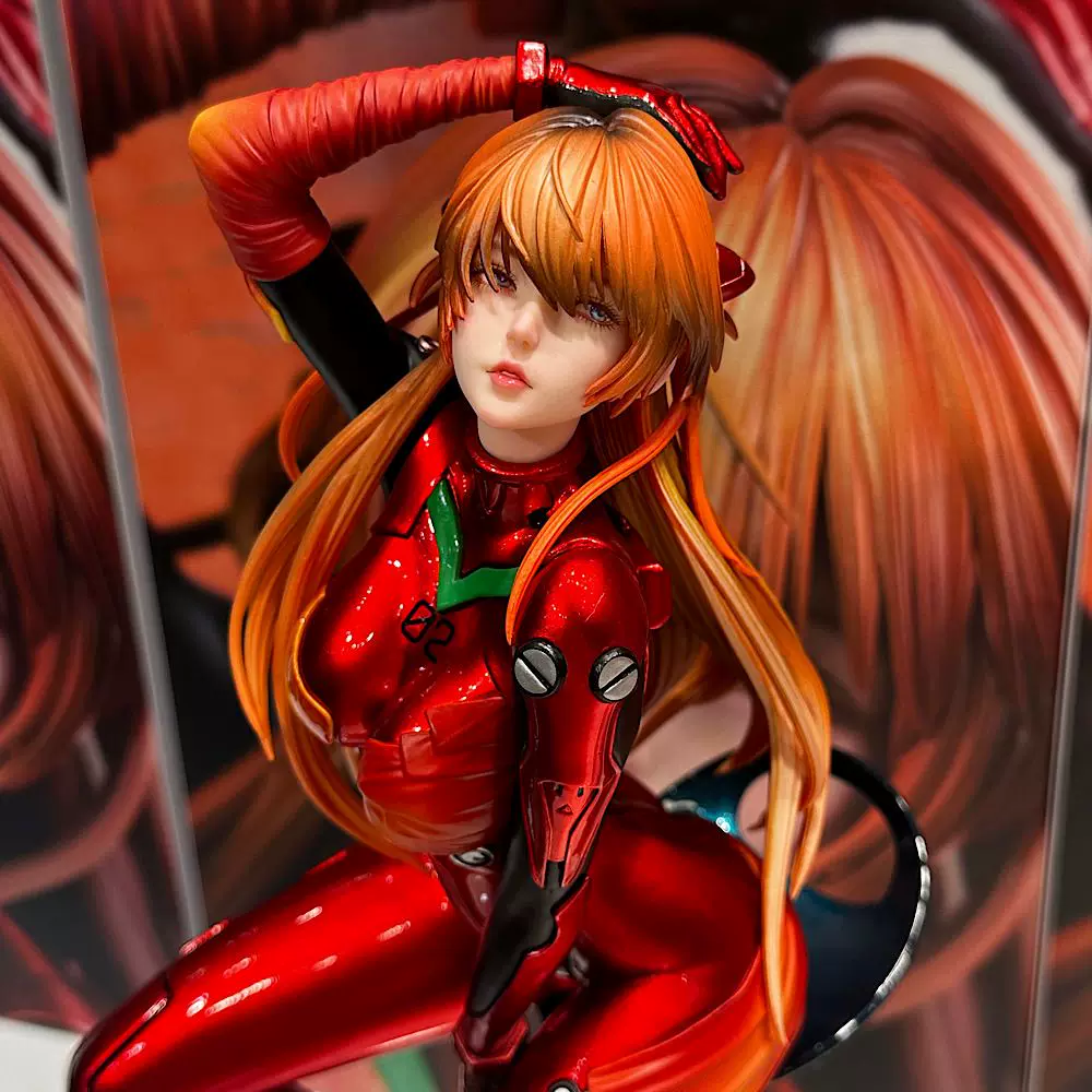 신세기 에반게리온 아스카 전투복 39cm 베이스 포함  - Evangelion Anime Merchandise 리뷰 및 가격