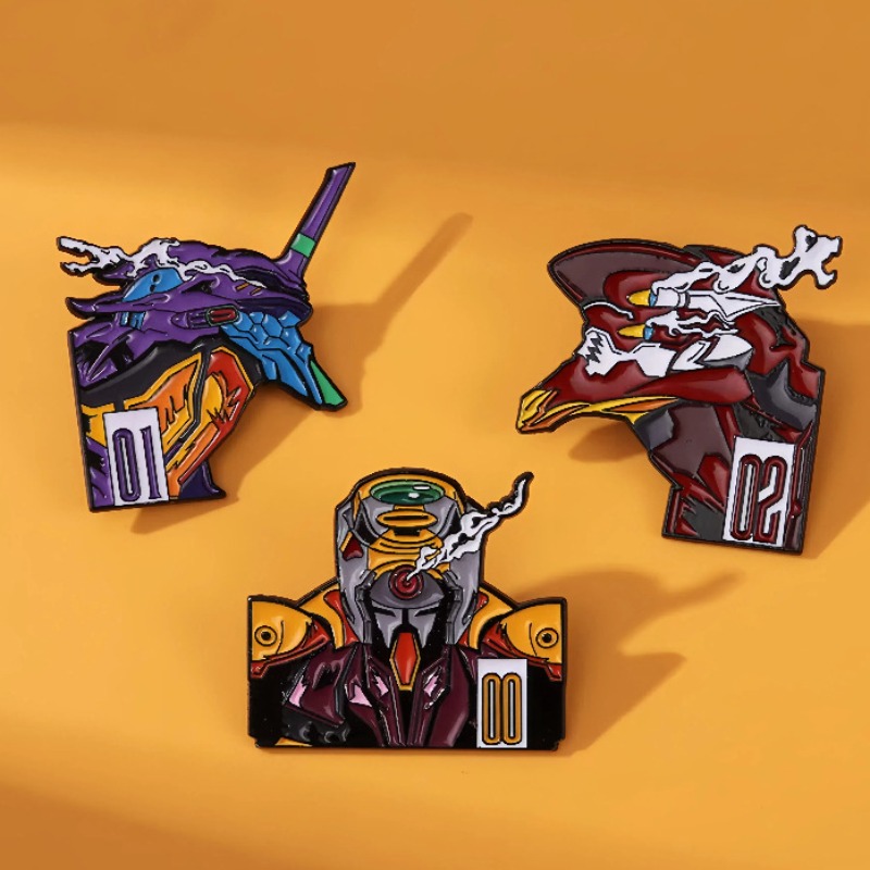 네온 제네시스 메탈 브로치 아야나미 레이 EVA 애니메 - Evangelion Anime Merchandise 리뷰 및 가격