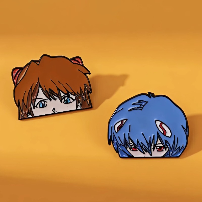 네온 제네시스 메탈 브로치 아야나미 레이 EVA 애니메 - Evangelion Anime Merchandise 리뷰 및 가격