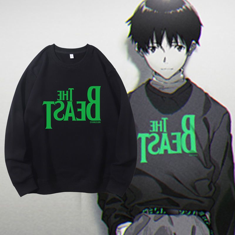 신세기 에반게리온 아스카 레이 긴팔 크루넥 스웨트셔츠  - Evangelion Anime Merchandise 리뷰 및 가격